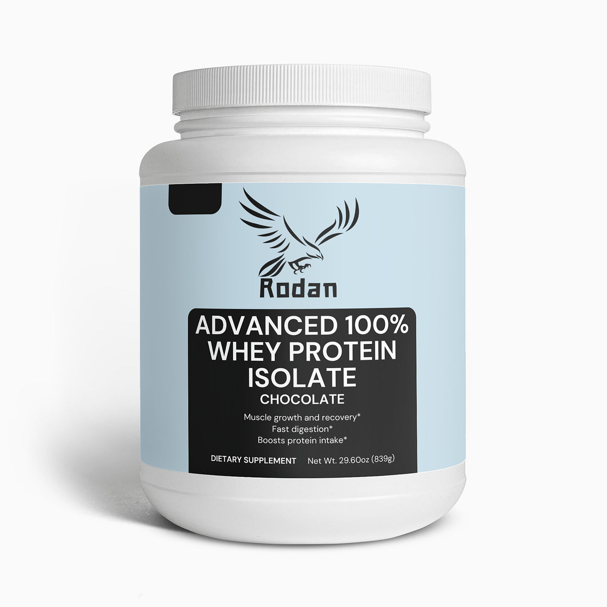 Rodan Sports StoreProteins & Blends Advanced 100 Whey Protein Isolate Chocolate flavor, crafted to deliver high-quality protein to support muscle growth and recoverAdvanced 100% Whey Protein Isolate (Chocolate)Advanced 100% Whey Protein Isolate (Chocolate)Rodan Sports Store