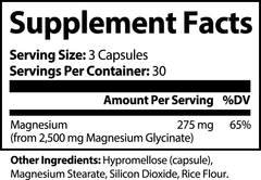 Rodan Sports StoreVitamins & MineralsMagnesium deficiencies are becoming increasingly common. In fact, up to 70% of people may be magnesium deficient and may possibly need to supplement magnesium.PeopleMagnesium GlycinateMagnesium GlycinateRodan Sports Store